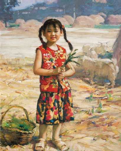 王胜利 2000年作 毛毛草